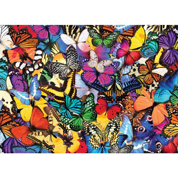 Peter Pauper Press - Wholesale Puzzle - Adult - All the Butterflies 500 Piece Jigsaw Puzzle