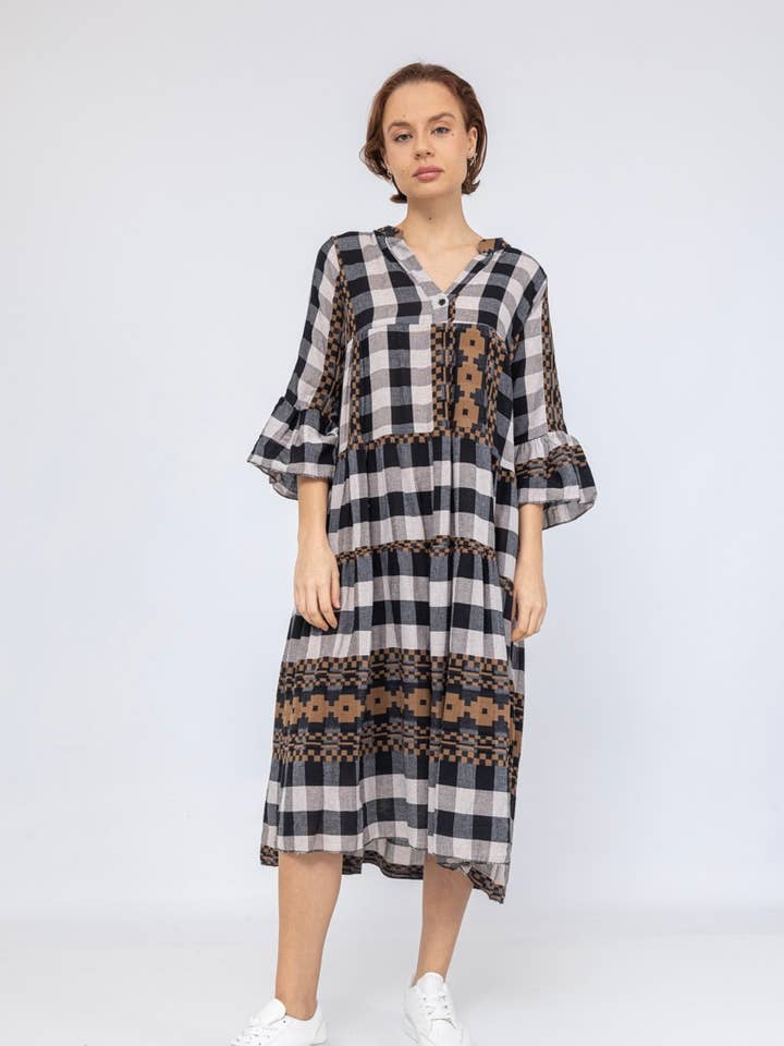 FRANCE BLUE VESTIDO 48530 CAMEL para venda a revendedores na Faire0