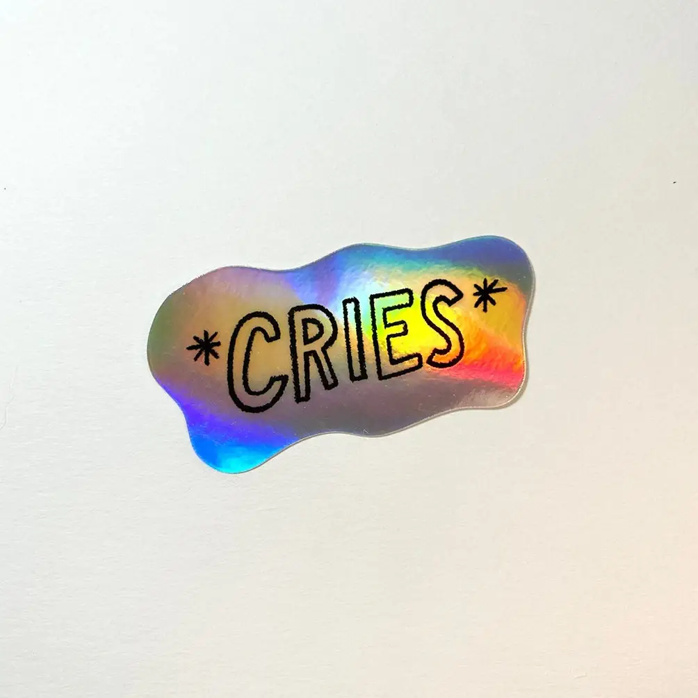 Zander Mack – wholesale Sticker – Cries - Sticker0