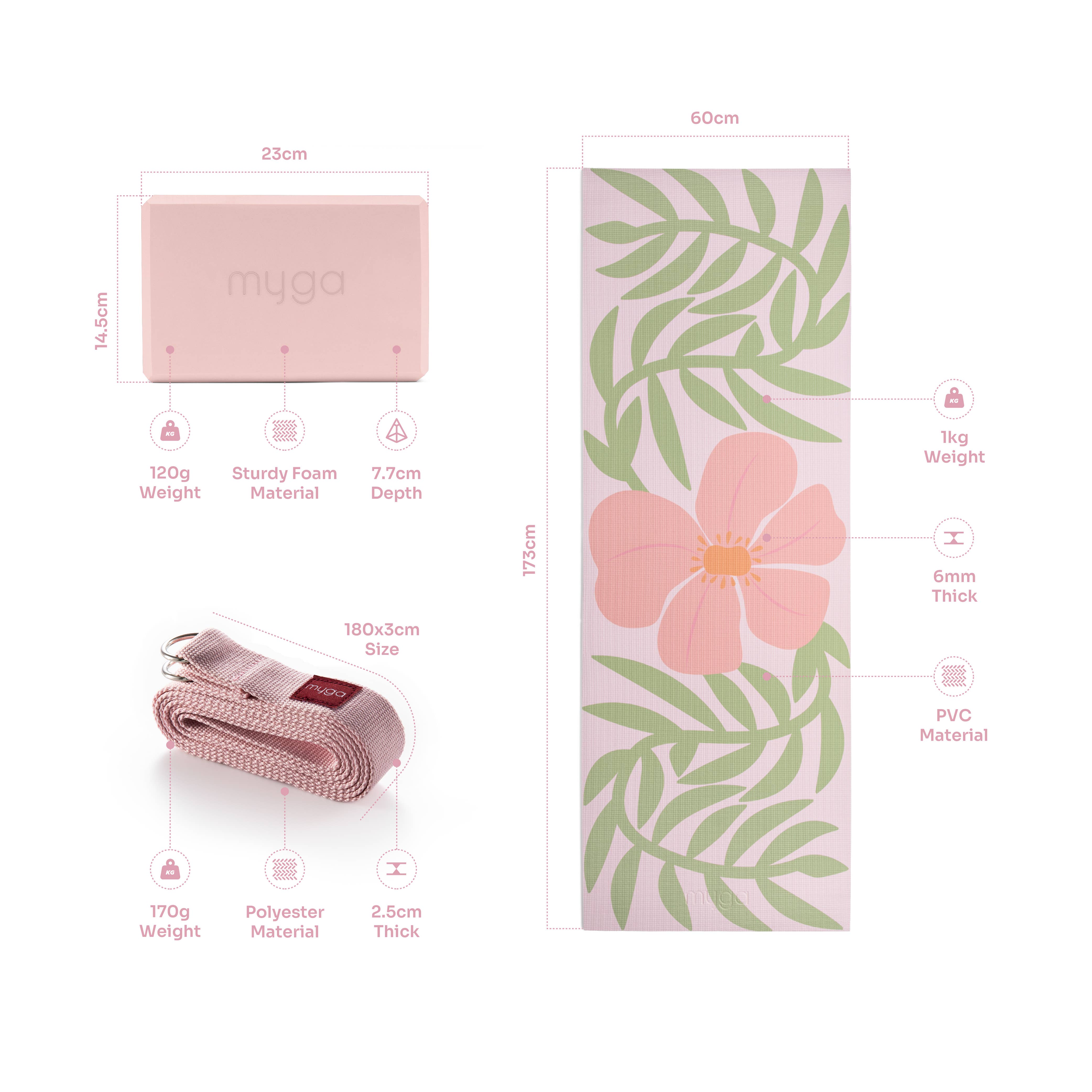 Myga - Wholesale Yoga Mat - Printed Yoga Starter Kits95