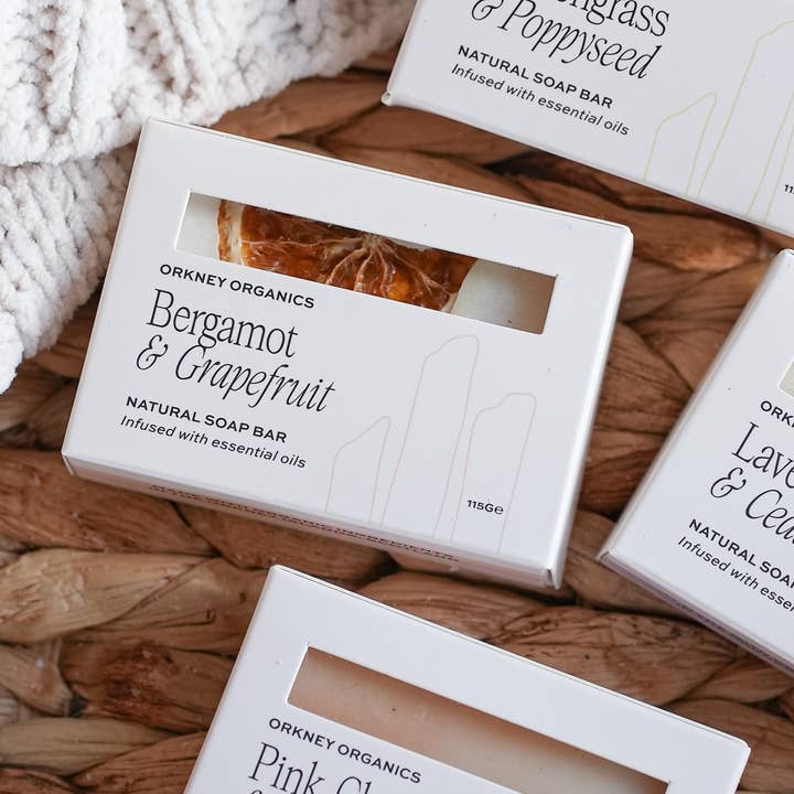 Moonshine Candle Co. – wholesale Bar Soap – Bergamot & Grapefruit Organic Soap Bar | Scottish Made