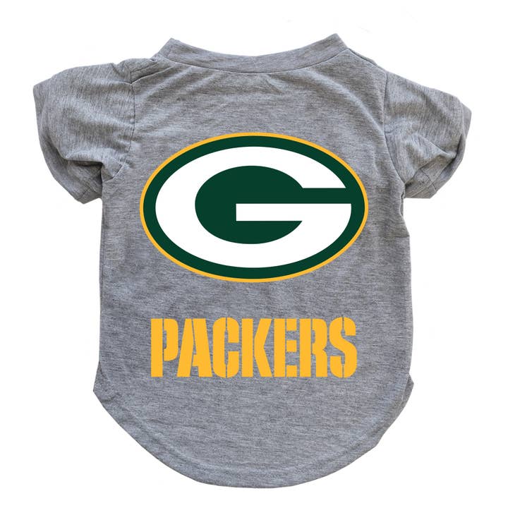 NFL Green Bay Packers Pet T-Shirt for wholesale by Little Earth Productions