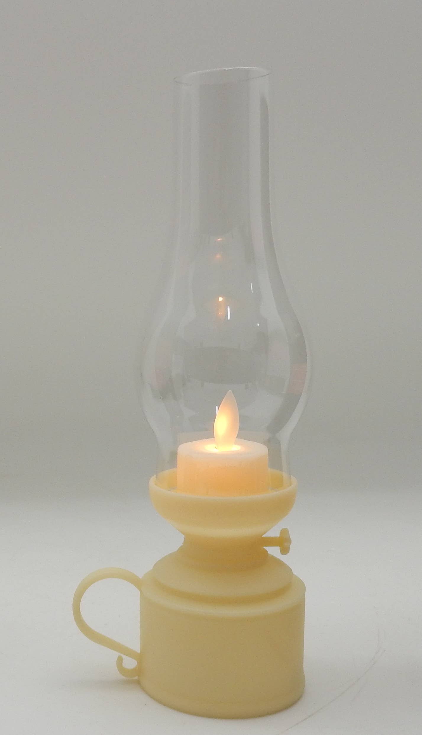 Green Pastures Wholesale - Wholesale Lantern - Lamp LED- with LED flickering wick - Black and Cream2