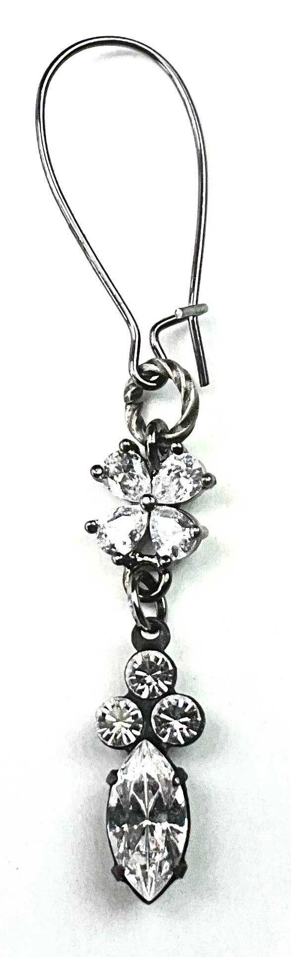 Lost & Found Trading - Wholesale Dangle Earrings - XNH151 ER-Simple Set Rhinestones Drop On Kidney Wire0