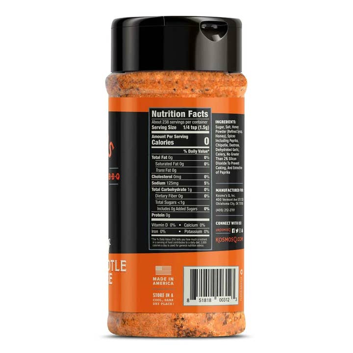 Kosmos Q - Wholesale Rub - Killer Bee Chipotle Seasoning (Case of 12)