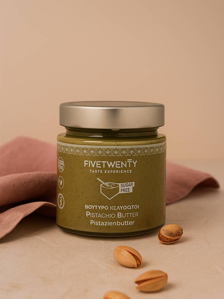 Beurre de pistache 200g pour la vente par FiveTwenty Taste Experience