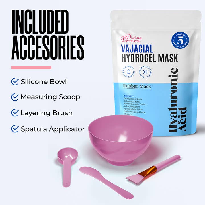 Divine Derriere - Wholesale Skincare face mask - Hydrogel Vajacial Kit - Hyaluronic Acid2