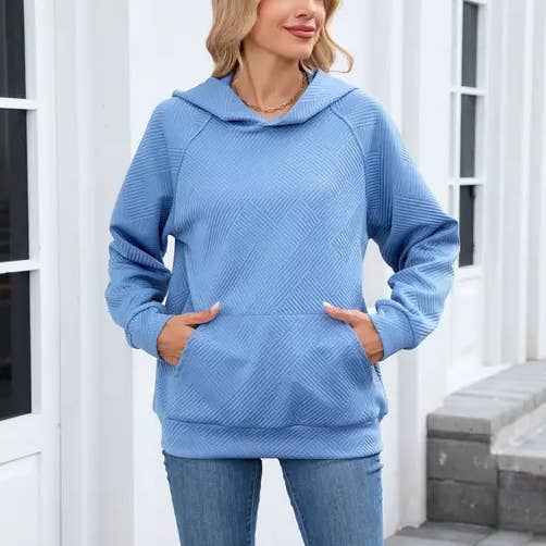 Hoodie à chevrons texturés | Pull douillet avec poche kangourou et autres tendances Résultats pour hoodie no string en vente B2B. Retours gratuits et paiement à 60 jours sur Faire sur Faire.