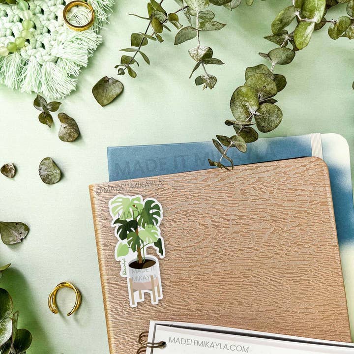 MadeItMikayla - Wholesale Sticker - Monstera Plant Sticker2