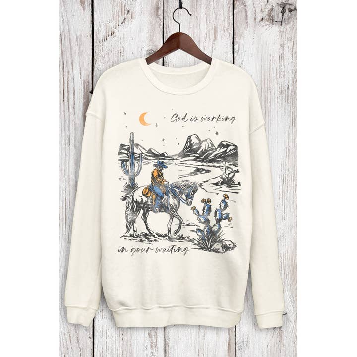 GOD IS WORKING MINERAL SWEATSHIRTS for wholesale by HRTandLUV