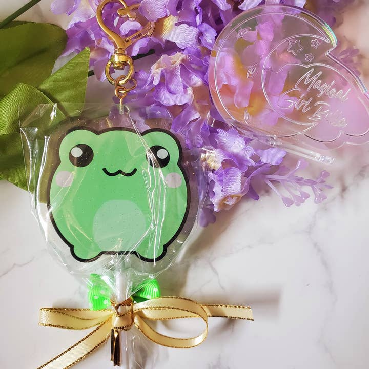 Porta-chaves Froggy Lollipop por atacado de Magical Girl Bella
