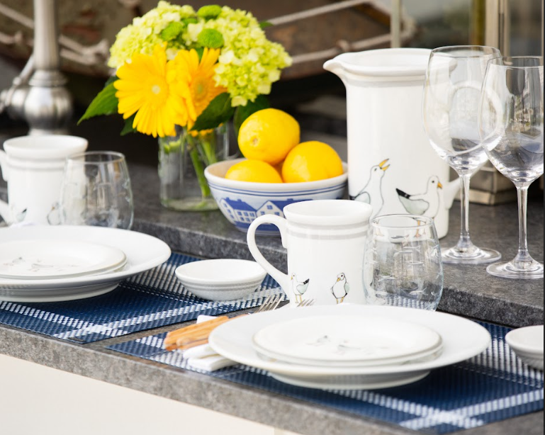 Shard at Home - Wholesale Dinner Plate - Seagulls Round Plate4