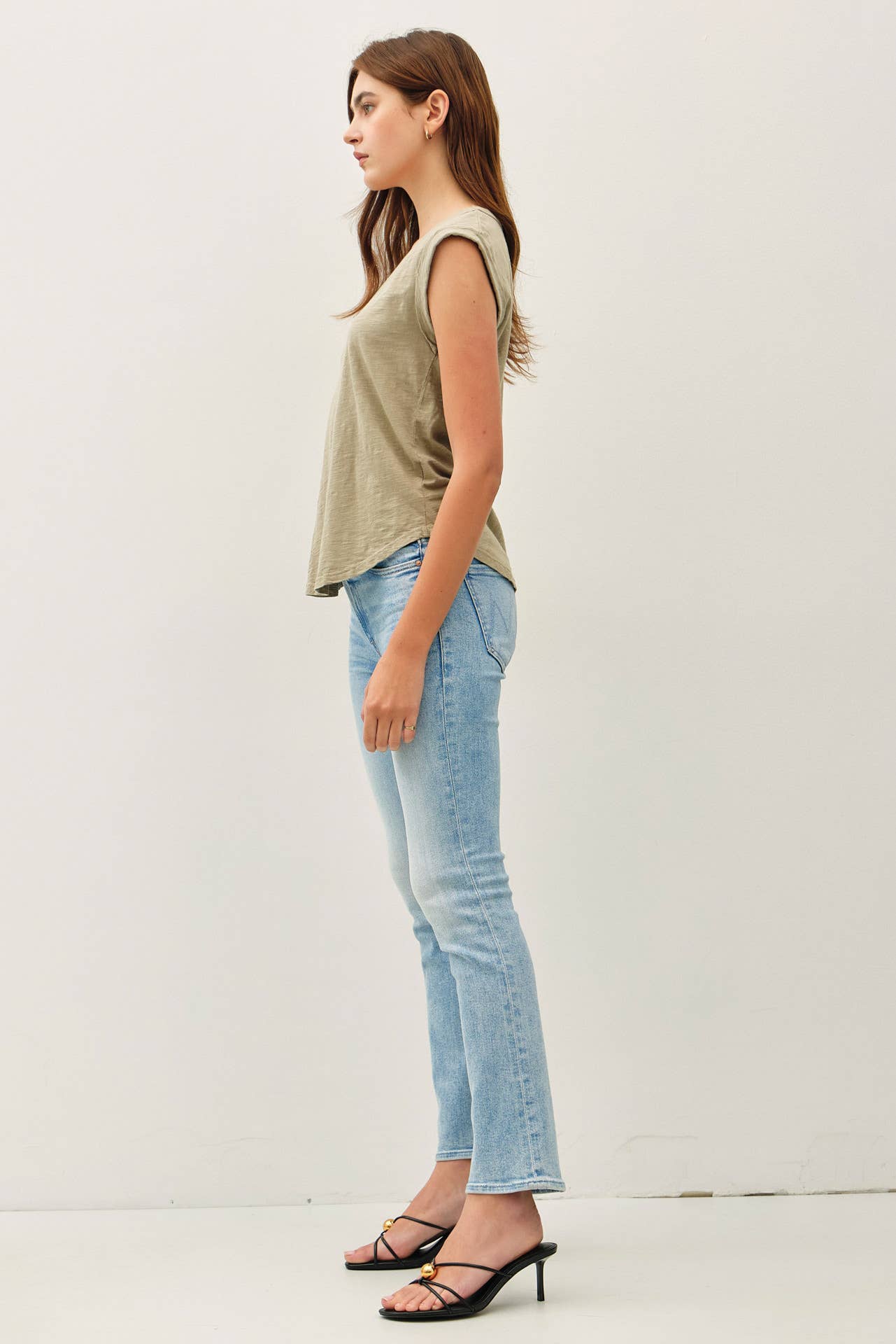 Be Cool - Wholesale T-Shirt - Women's - NEW COLOR-BASIC CAP SLEEVE GARMENT DYED TOP31