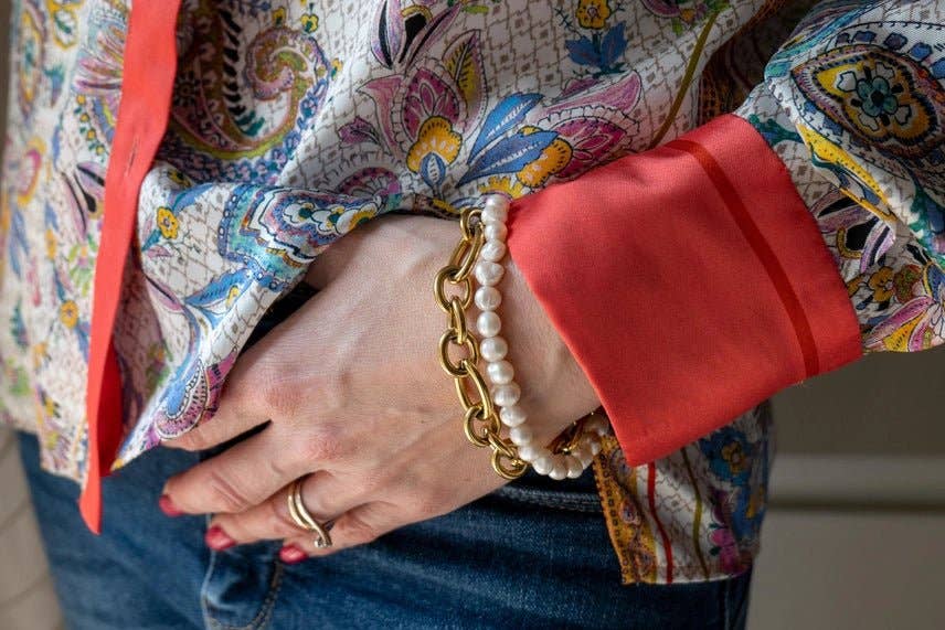 OE! - Wholesale Beaded Bracelet - PEARLS - BRACELET WITH FRESHWATER PEARLS5