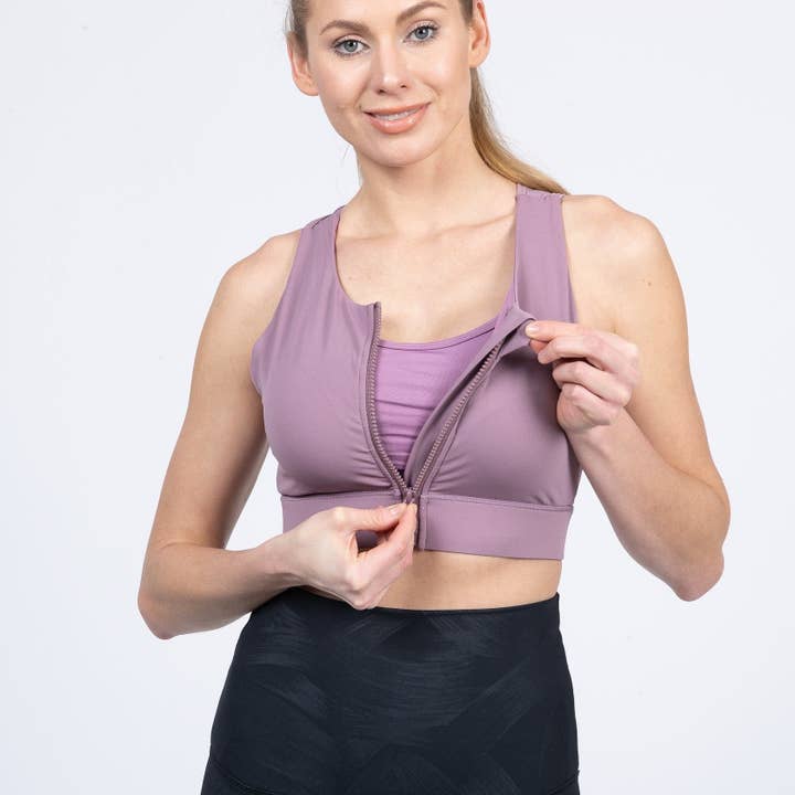 Lavender Smoke Capucine 2 - High Neck High Support Nursing & Hands Free Pum for wholesale on Faire