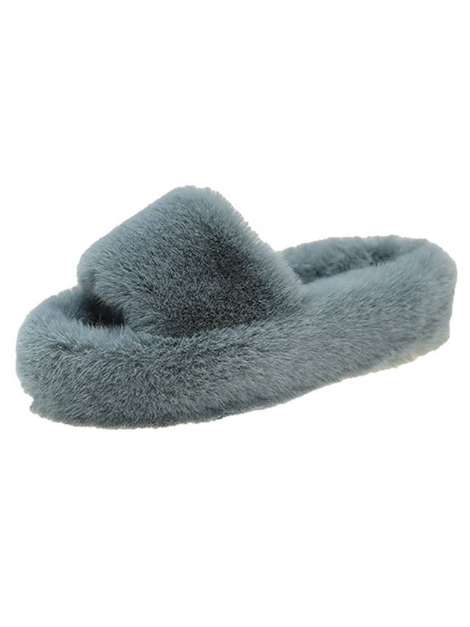 UNISHE - Wholesale Slippers – Women's - Fluffy Home Slippers ZK4501