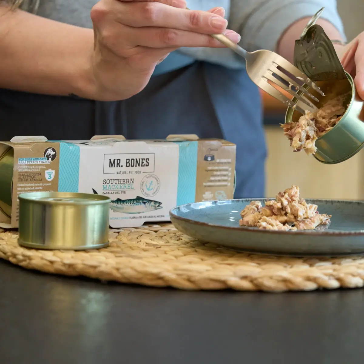 Mr.Bones - Natural Pet Products - Vente Nourriture – chien - Fresh Topper Maquereau pour chiens et chats2