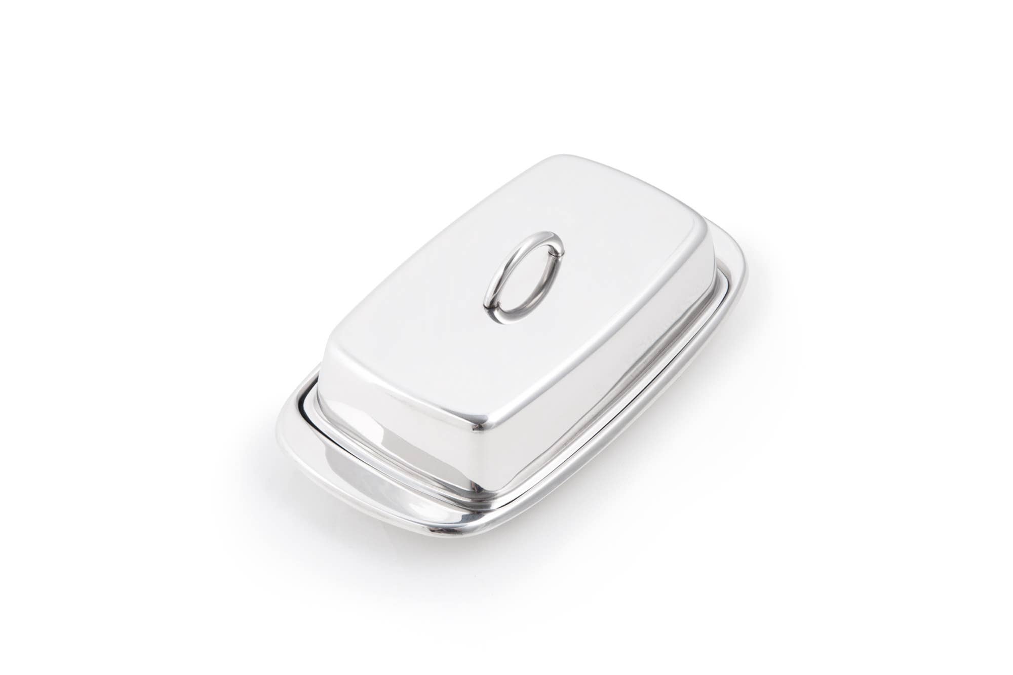Fox Run Brands - Wholesale Butter Dish - Fox Run Stainless Steel Butter Dish, 7.75" x 2.25" x 4.25"2
