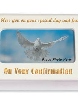 Keepsake Frame Box-White-Conf. for wholesale by H.J. SHERMAN COMPANY, INC.