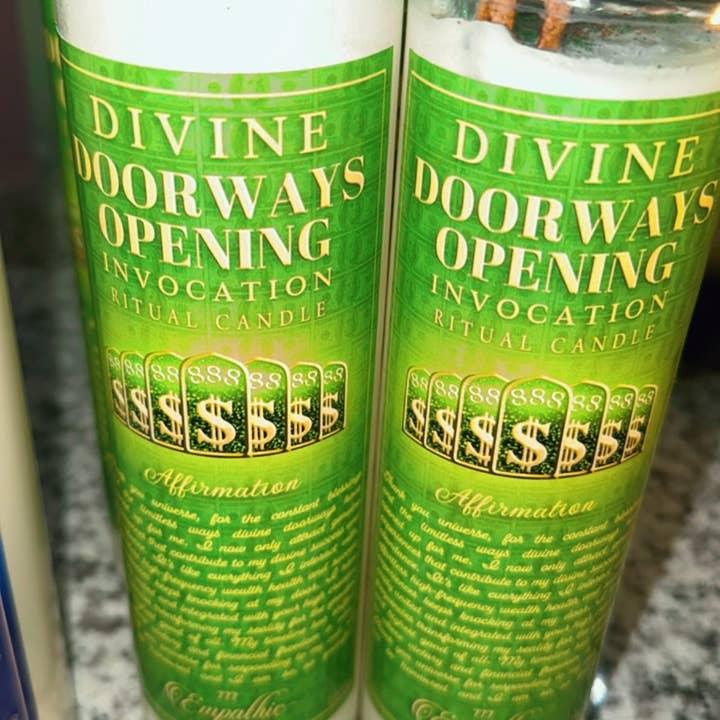 Empathic Moon 777 - Wholesale Votive Candle - Divine Doorways Opening Ritual Candle | Manifest Money4