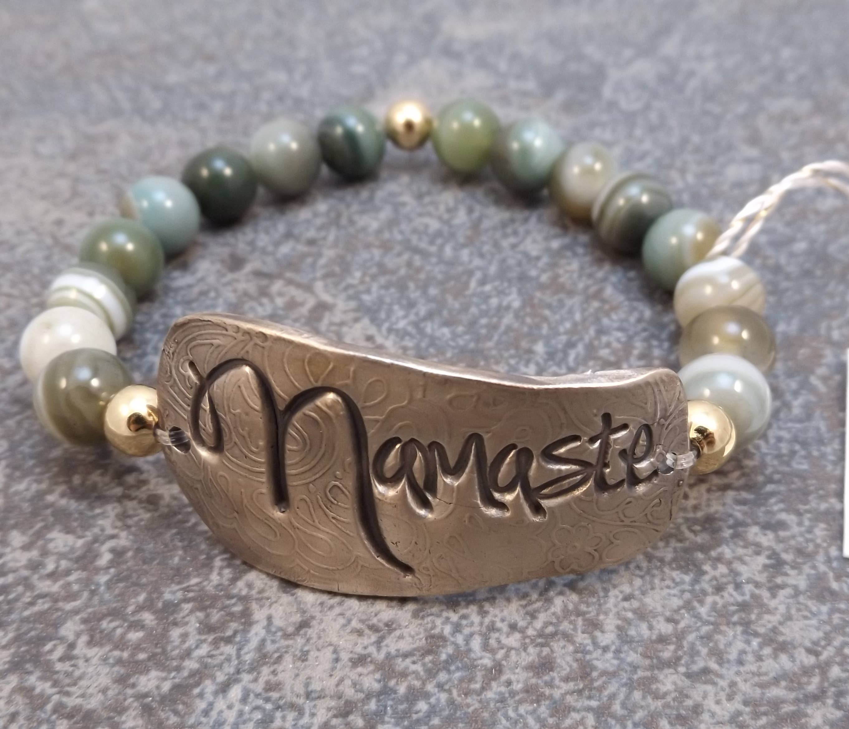 Felicity Jewelry Designs - Wholesale Beaded Bracelet - Namaste - Inspiration Stretch Bracelet0