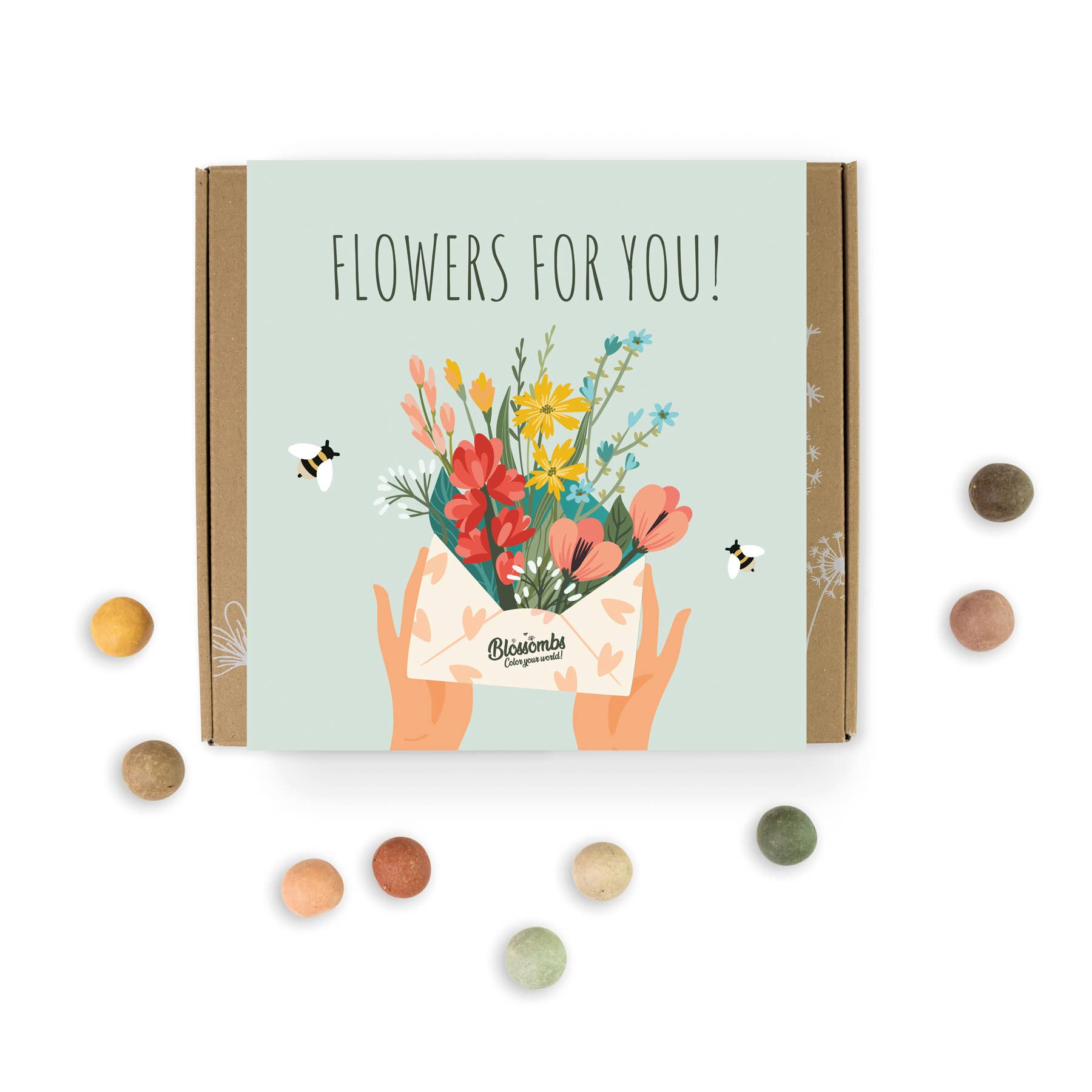 Buzzy Seeds Grow Gifts - Vente Graines de plantes - Boîte de graines de fleurs sauvages moyennes – Fleurs pour vous cadeau (9)6