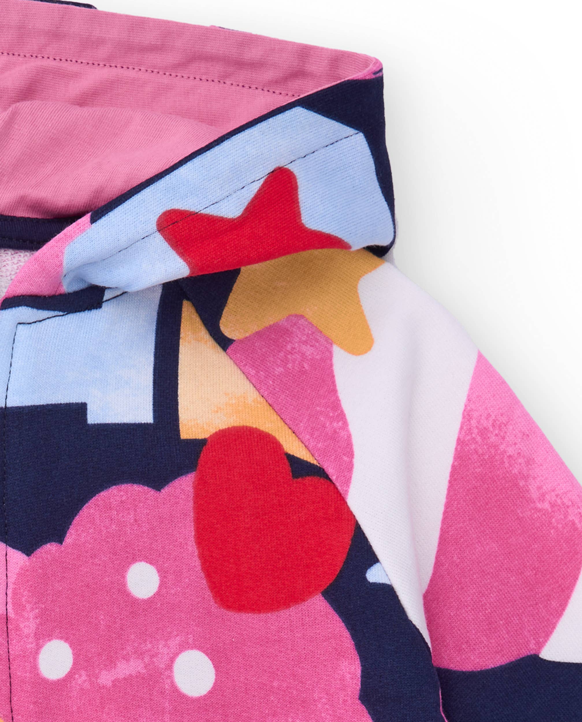 tuc tuc - Wholesale Dress - Kids - Girl's dress with hood in star and letter design2