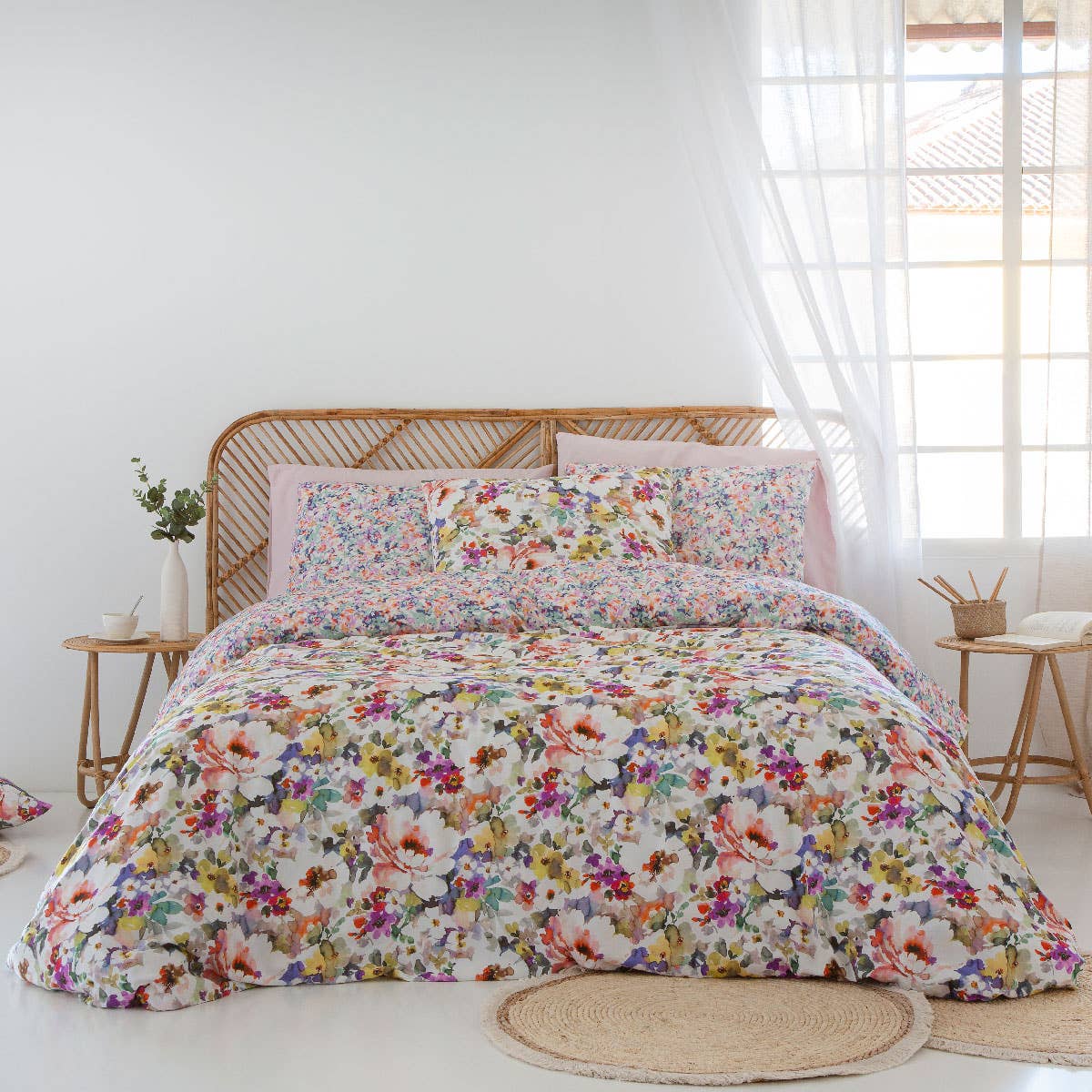 Naf Naf Linge Maison - Venta al por mayor Fundas nórdicas - Funda Nórdica Reversible De Algodón Poesie0