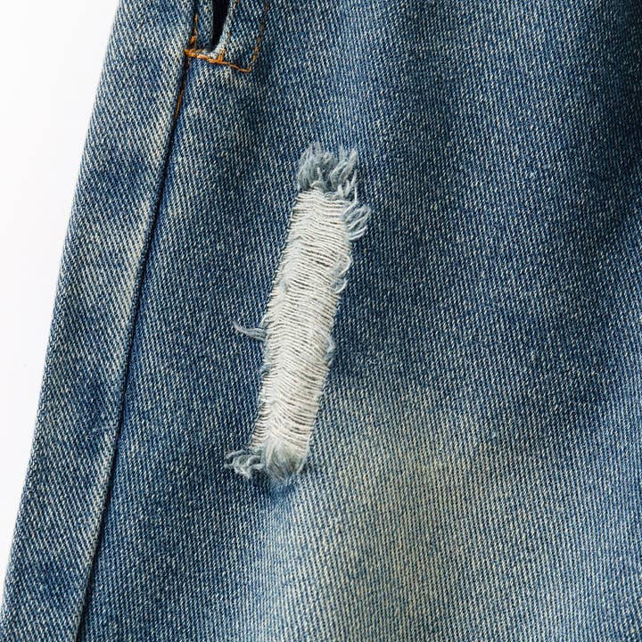 blue 18M-6Y Toddler Boys Ripped Jeans Wholesale Boys Clothing V3824030400006 for wholesale on Faire