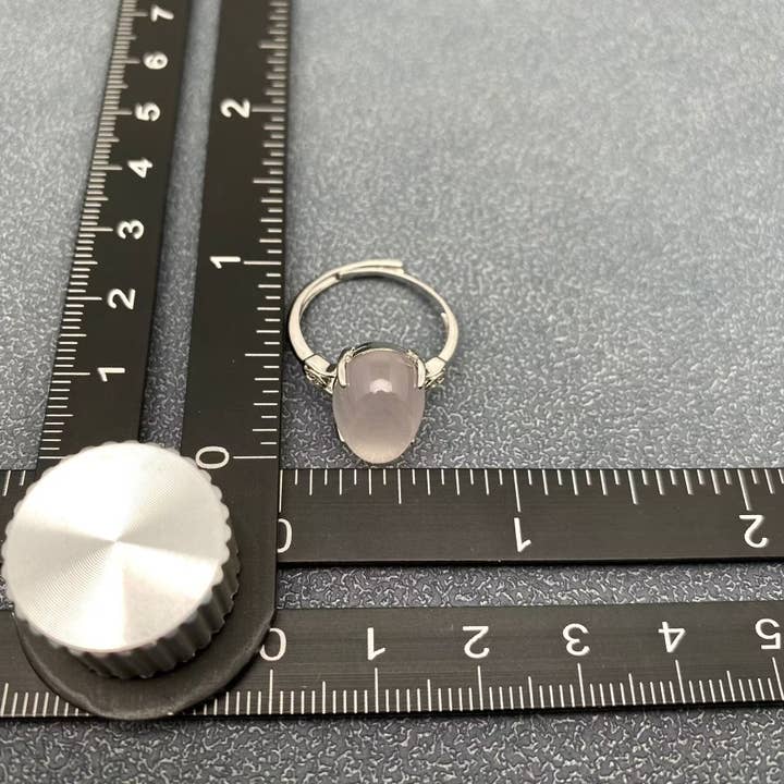 Mio Queena - Wholesale Single Stone/Solitaire Ring - Natural Crystal Fluorite/Tiger's Eye/Rose Quartz Rings - CS