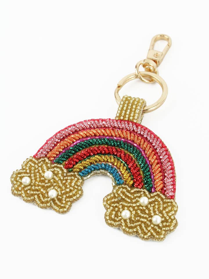 Porte-clés/Charme de sac arc-en-ciel pour la vente par My Doris