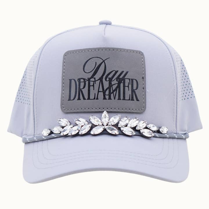 Olive & Pique - Wholesale Trucker hat – Women’s - DAYDREAMER Bejeweled Glitz Athletic Trucker Cap +Leatherette3
