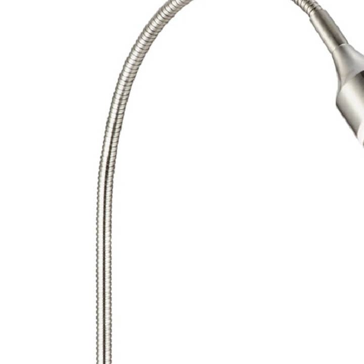 HomeRoots - Wholesale Accent/Desk Lamp - Brushed Steel Metal LED Adjustable Desk Lamp3