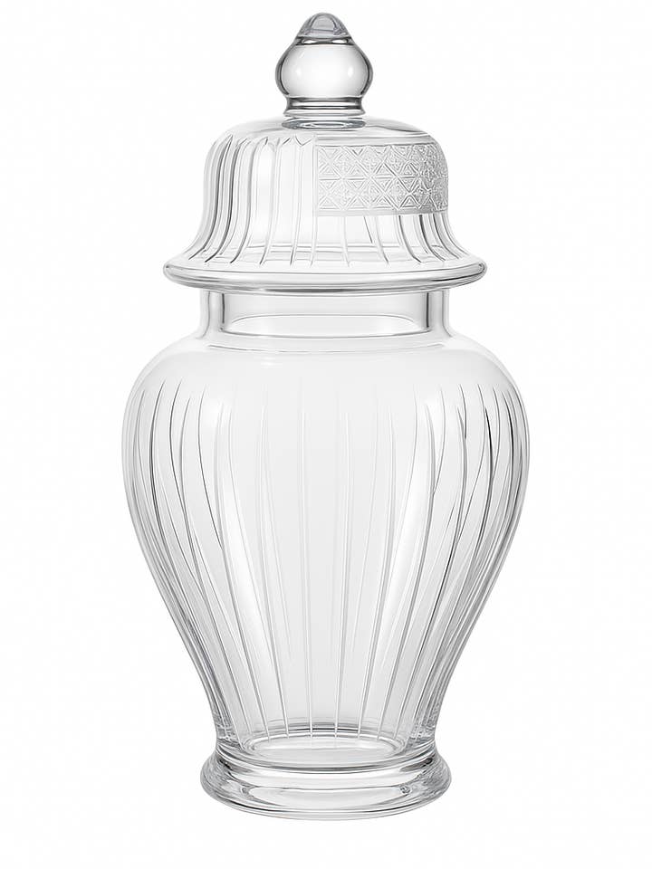 Solistra Lidded Vase for wholesale by Molten Majesty