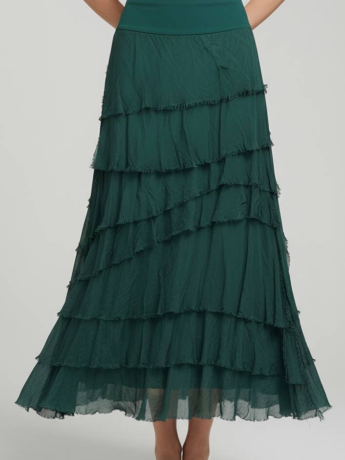 Karamel Collection - Vente Jupe – femme - Jupe en soie à volants
Aucun tarif ne sera ajouté0