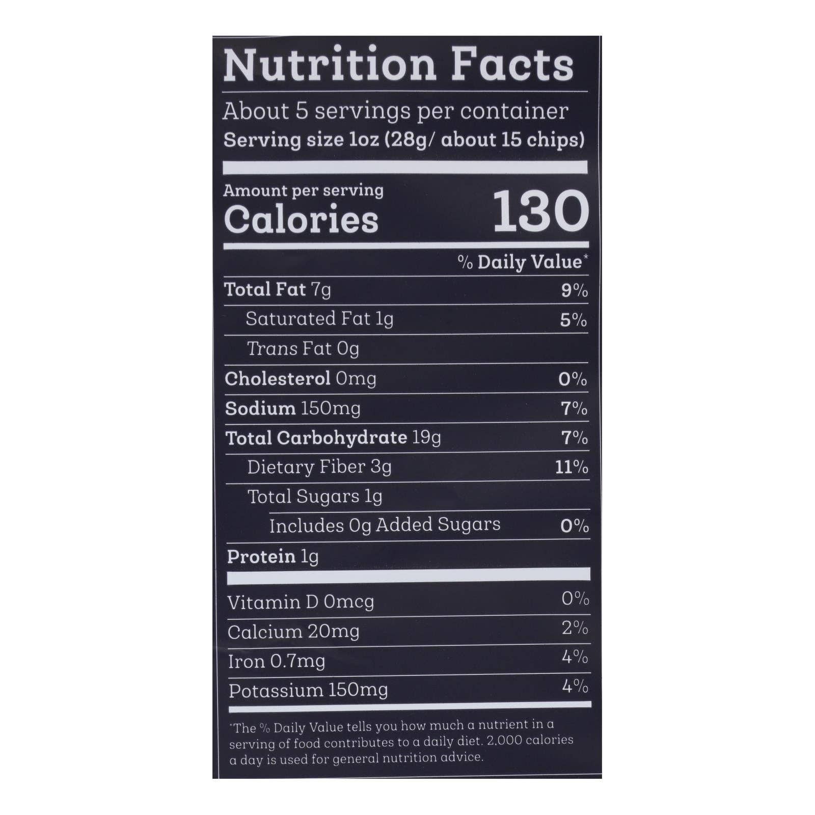 Everyday Supply Co - Wholesale Chips - Siete Tortilla Chip - Sea Salt - Case Of 12 - 5 Oz1