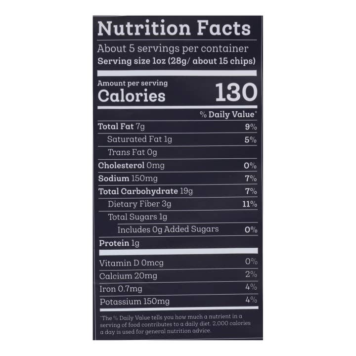 Everyday Supply Co - Wholesale Chips - Siete Tortilla Chip - Sea Salt - Case Of 12 - 5 Oz1