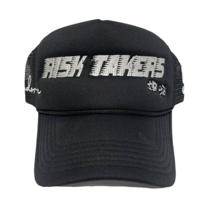 CASQUETTE DE CAMIONNEUR RISK TAKERS - NOIR pour la vente par INDORECOLLECTION