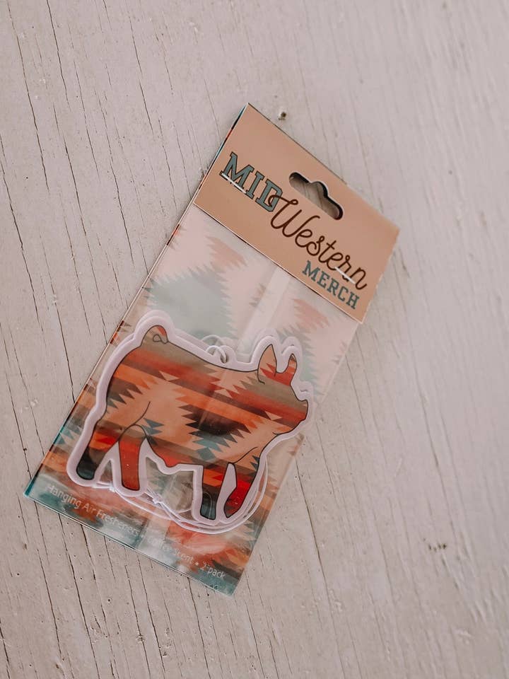 Show Pig Air Freshener for wholesale by The Front Porch Label