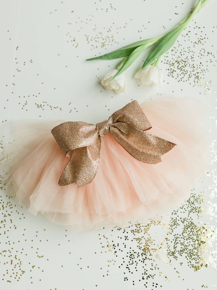 The Glam Goat - Wholesale Tutu – Child - Full Layered Blush Tutu, Full Tutu Skirt, Peachy Pink tutu4