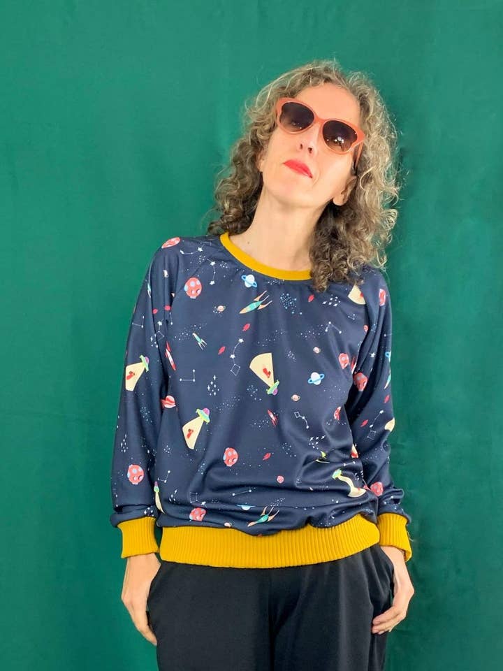 June - Felpa Print Abducida per la vendita all'ingrosso da parte di La Compiano