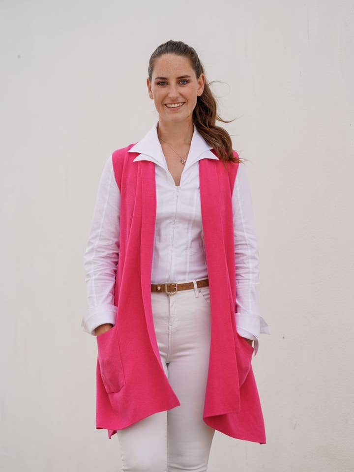 Ella and Cherry – wholesale Cardigan – Women’s – Skylar Sleeveless Cardigan17