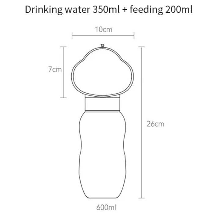 Mighty Pooch – wholesale Pet water bottle – Dog – Portable Water Dispenser17