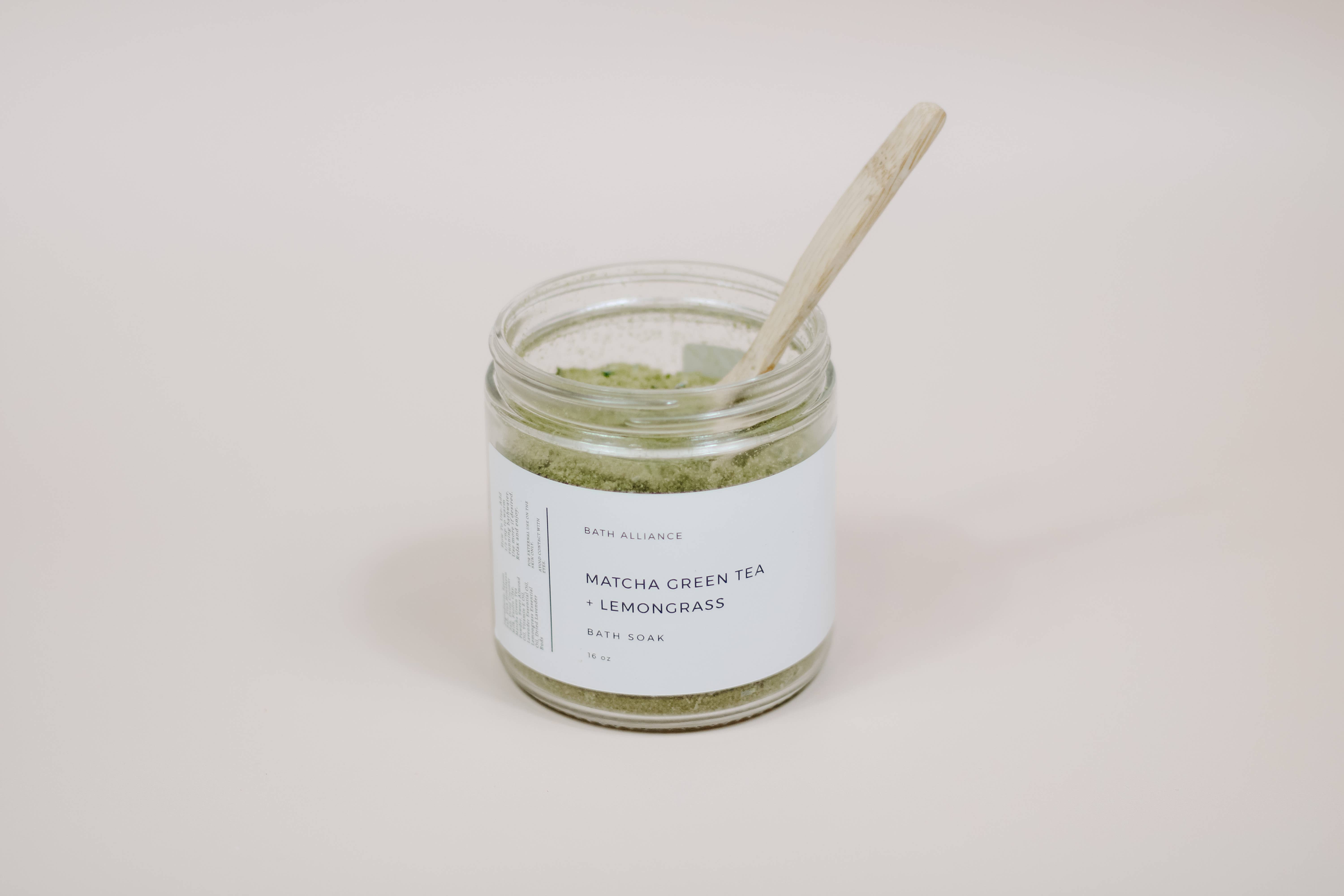 Bath Alliance - Wholesale Bath Soak/Milk - Matcha Green Tea + Lemongrass Bath Soak2