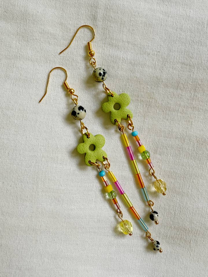 Matcha Gigi Earrings for wholesale by Lemon Lee Studio