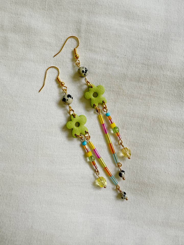 Matcha Gigi Earrings for wholesale by Lemon Lee Studio