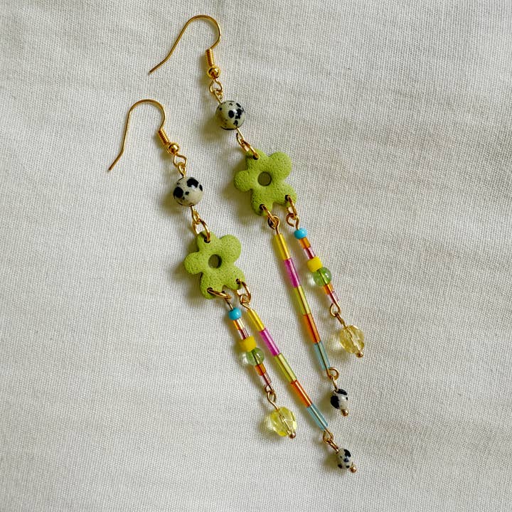 Lemon Lee Studio - Wholesale Dangle Earrings - Matcha Gigi Earrings0