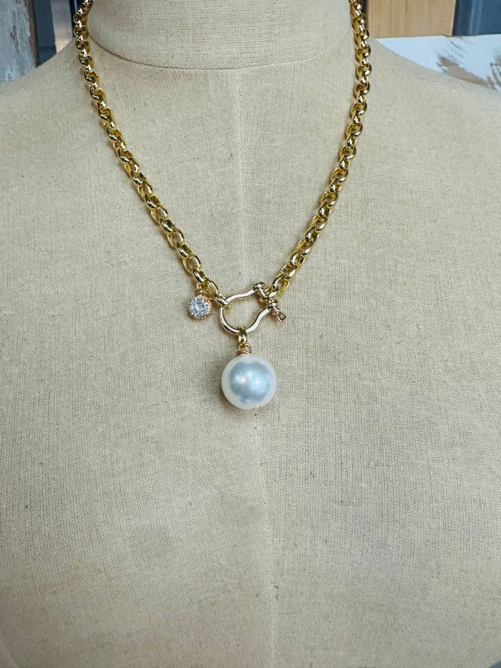 Latched Pearl Neck for wholesale by Scooples Jewelry