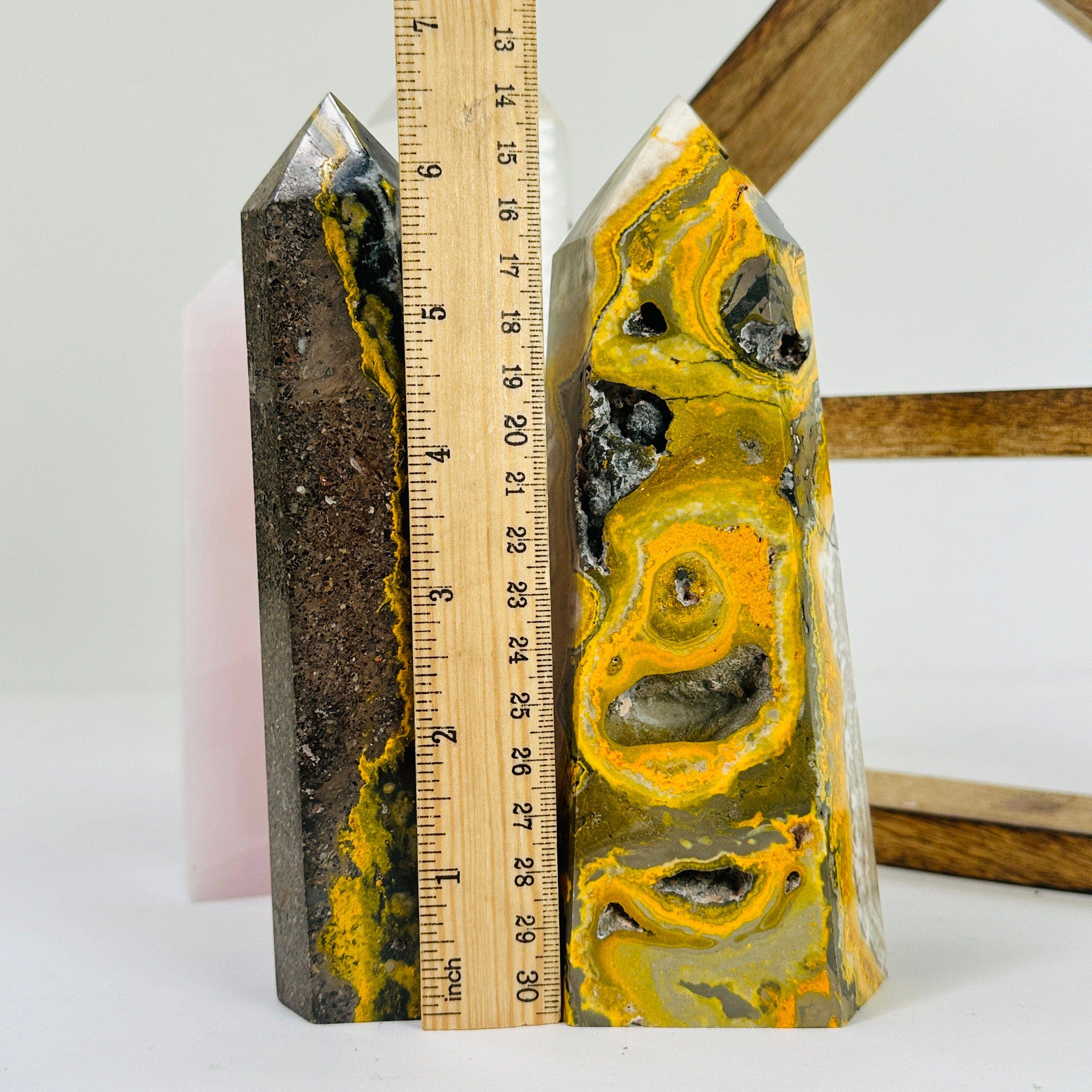 Rock Paradise - Wholesale Spiritual Stone/Crystal - Bumble Bee Jasper Crystal Point YOU CHOOSE10