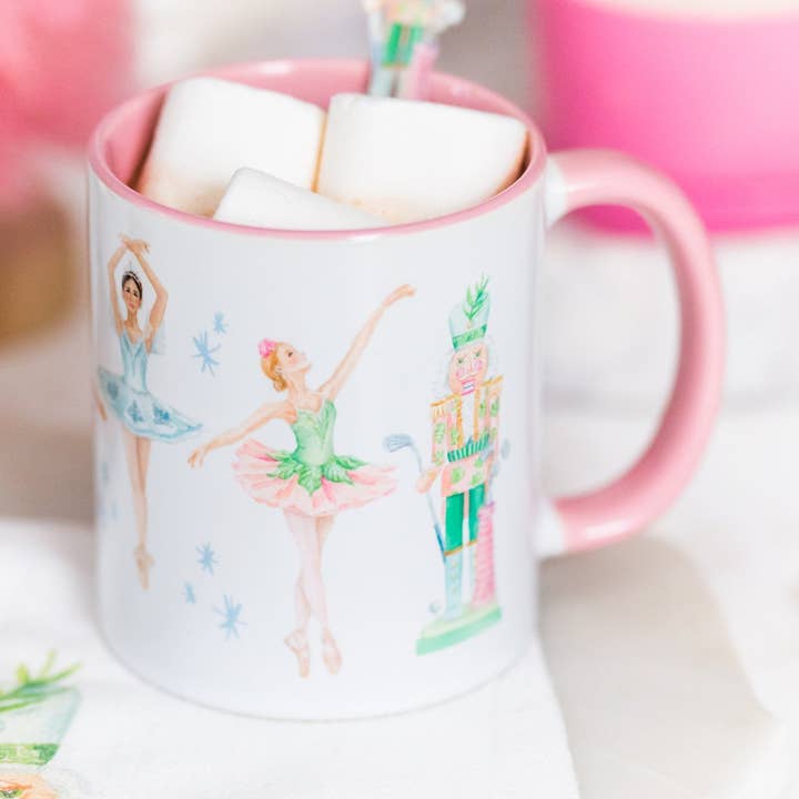 Nussknacker Aquarell-Tasse für den Großhandel von Simply Jessica Marie